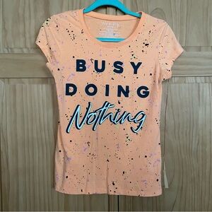 Wound Up Busy Doing Nothing Graphic Tee